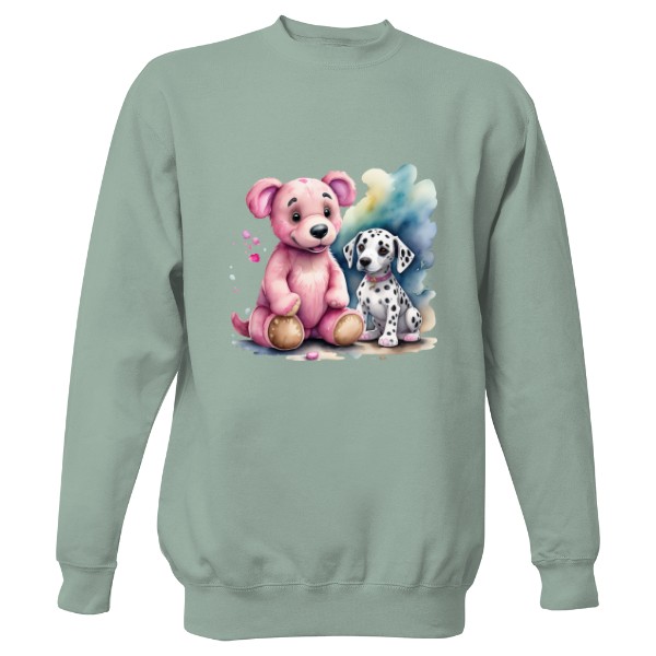 Dalmatin s plyšovým méďou