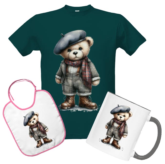 Méďa v tvídovém oblečku