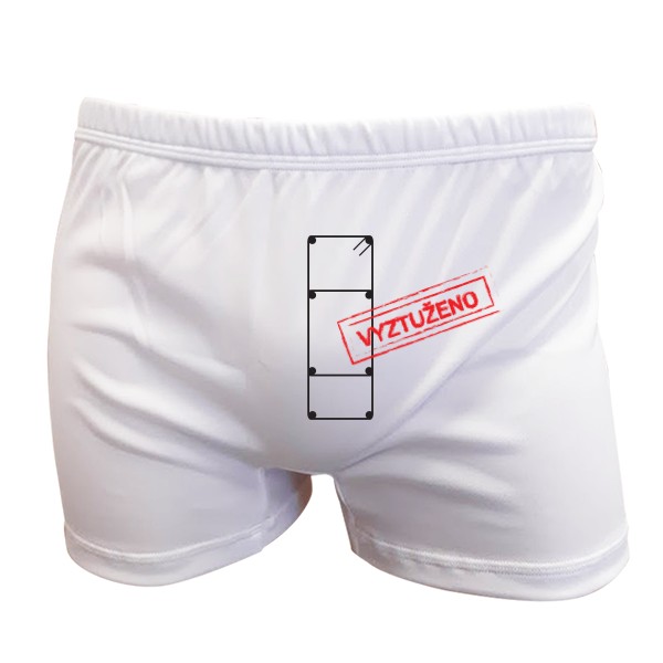 Trenýrky s potiskem Vyztuženo